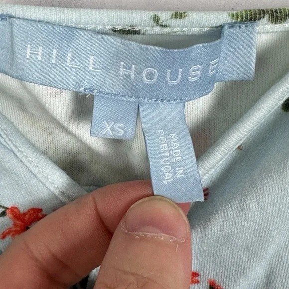 Tuckernuck Hill House The Aurora Sleep Dress Pond Floral Blue Size XS Organic‎ - Picture 4 of 13